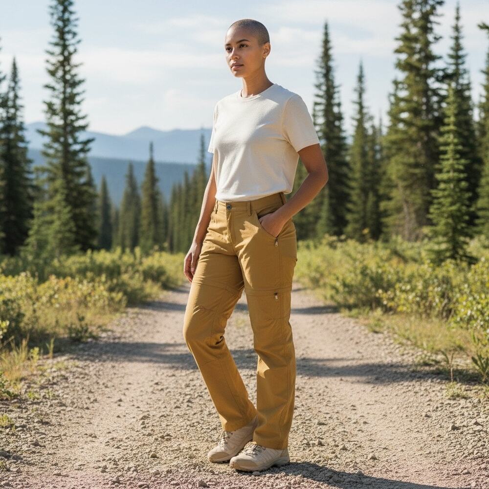 CQR Convertible Tactical Hiking Pants Women’s Water Resistant Outdoor Zip-Off 14